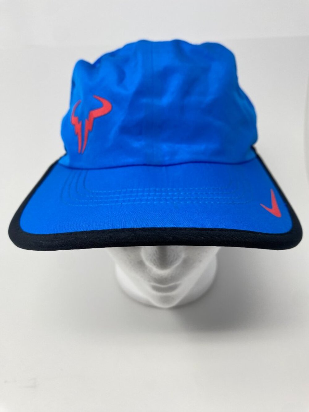 Nike Rafa Nadal Hat Cap Featherlight Strapback Blue Rafael Nadal Tennis running